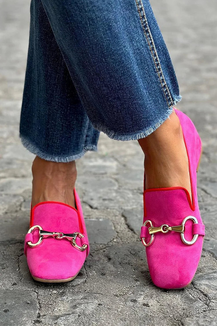 FLUO LOAFERS WITH  DETAIL