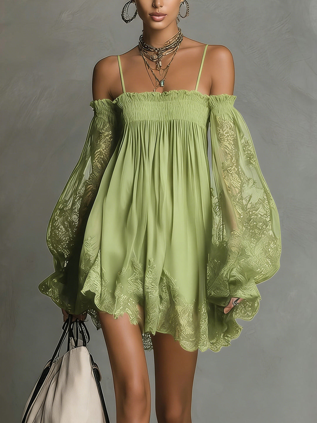 Noemi | Chiffon Mini Dress