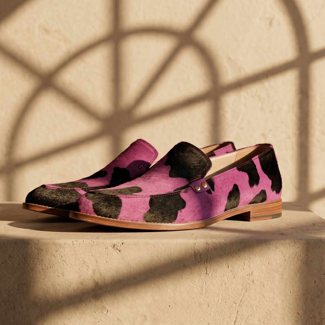 MODERN ANIMAL PRINT LOAFERS