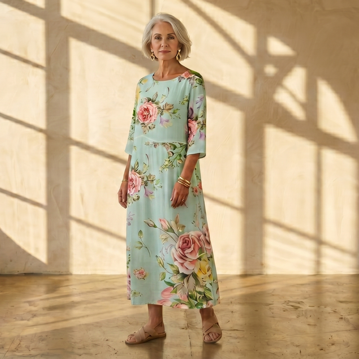 Hayley™ | Stylish Floral Maxi Dress