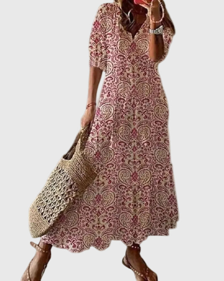 Taylor | Boho Vintage Summer Maxi Dress