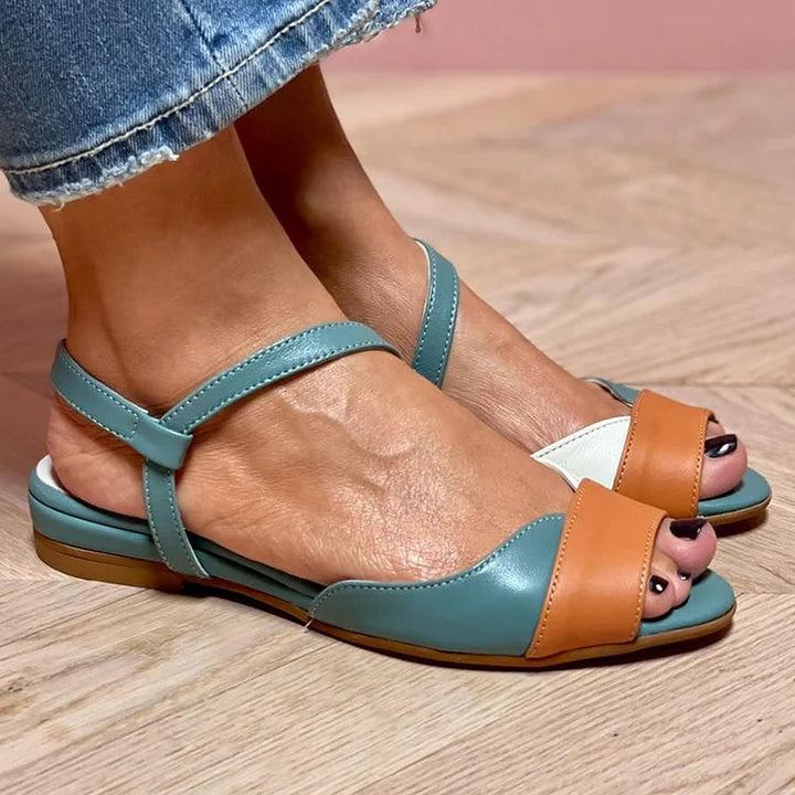 Linda | Color Block Sandals