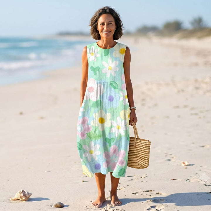 Erin | Lightweight sleeveless summer dress