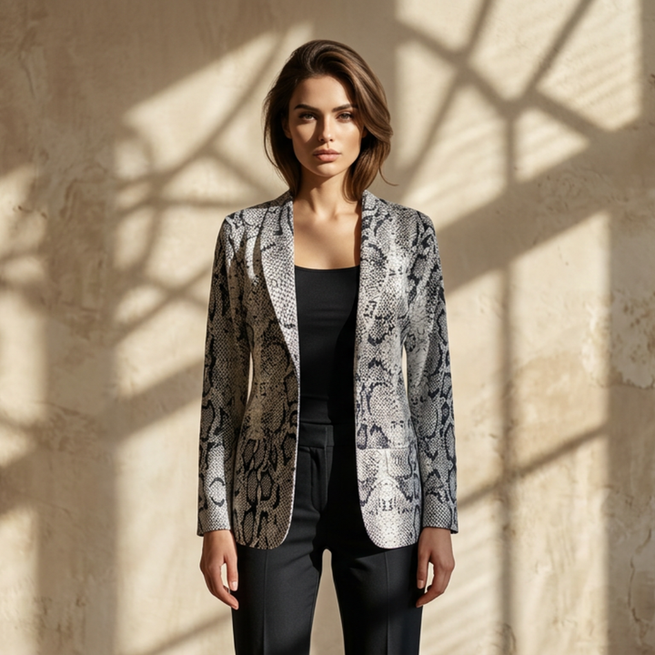Luna™ - Elegant Snake Blazer