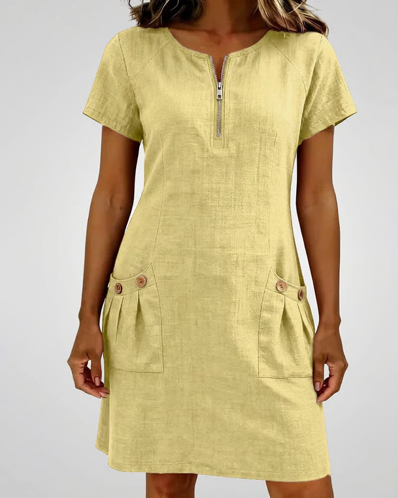 Elena™ | Effortless Comfort Midi Dress
