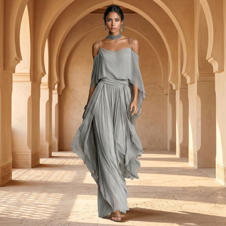 Isabela | Gray Fluid Set