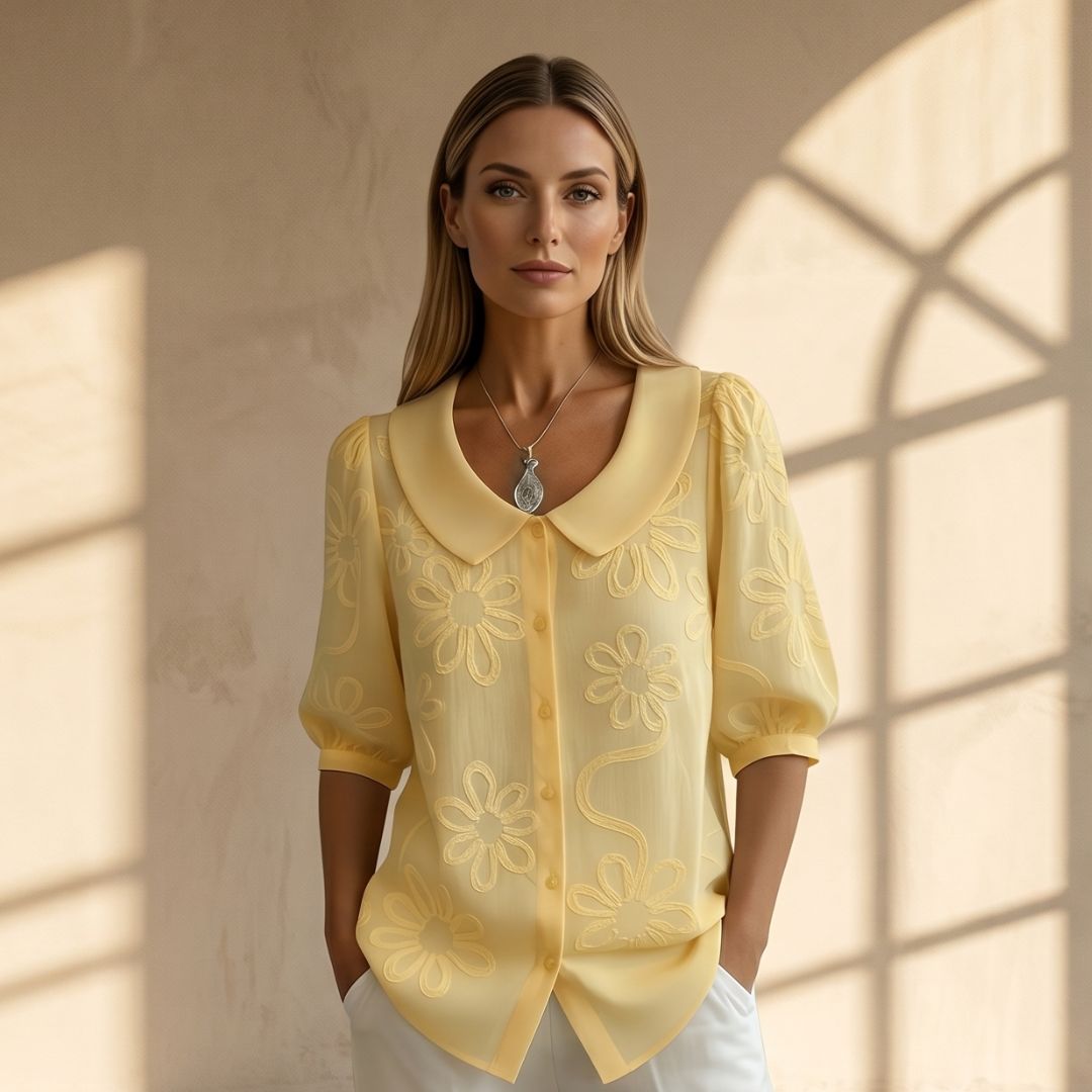 Aurelie | Lightweight Floral Blouse