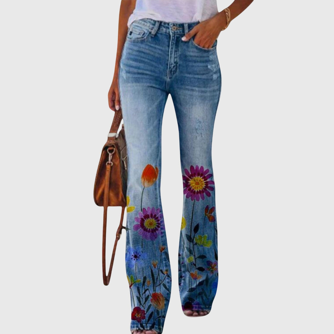 Rose | Pants with Flowers