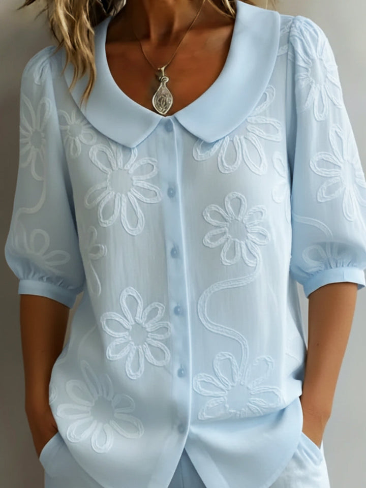 Aurelie | Lightweight Floral Blouse