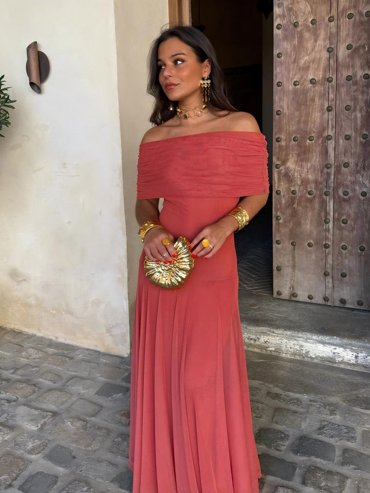 Ines | Long Asymmetric Knit Dress
