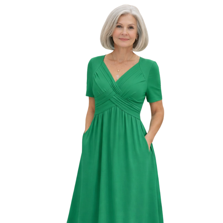 Ava | Midi Dress with Tummy Control