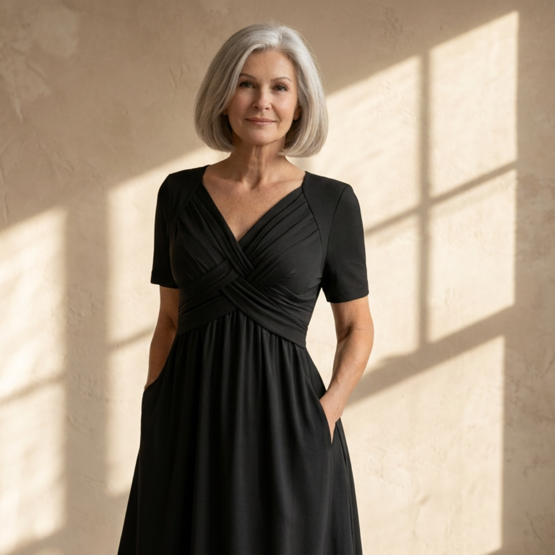 Ava | Midi Dress with Tummy Control