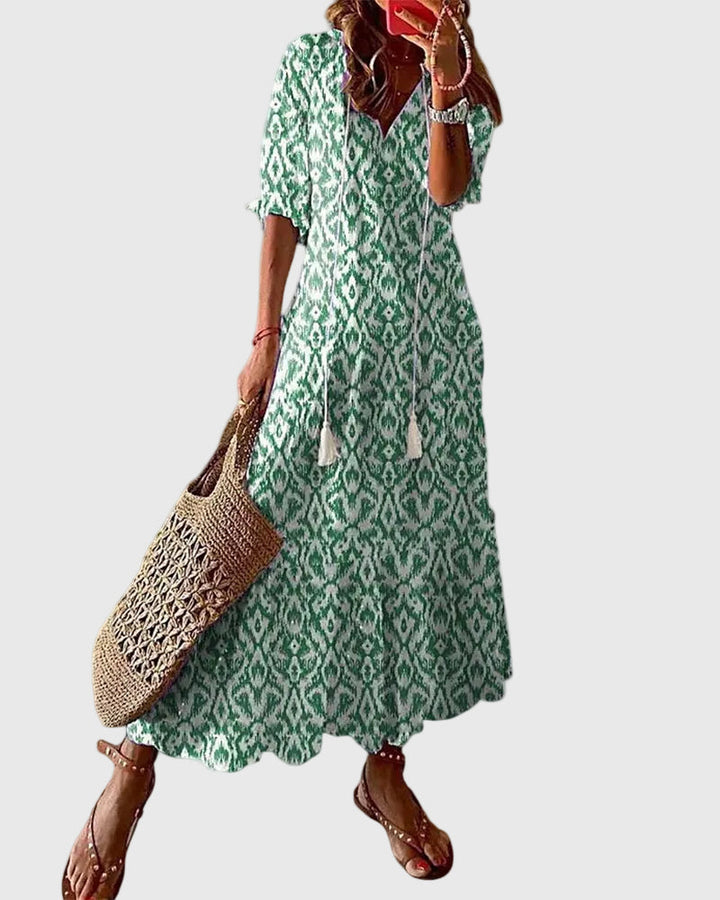 Taylor | Boho Vintage Summer Maxi Dress