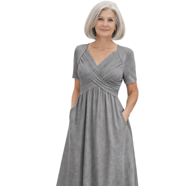 Ava | Midi Dress with Tummy Control