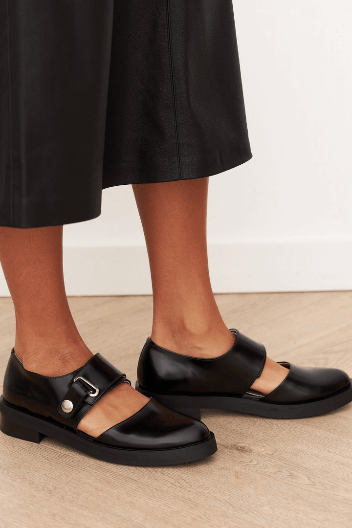 ANGELINA | Leather MARY JANE WITH BUCKLE