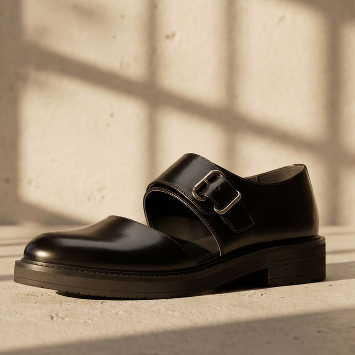 ANGELINA | Leather MARY JANE WITH BUCKLE