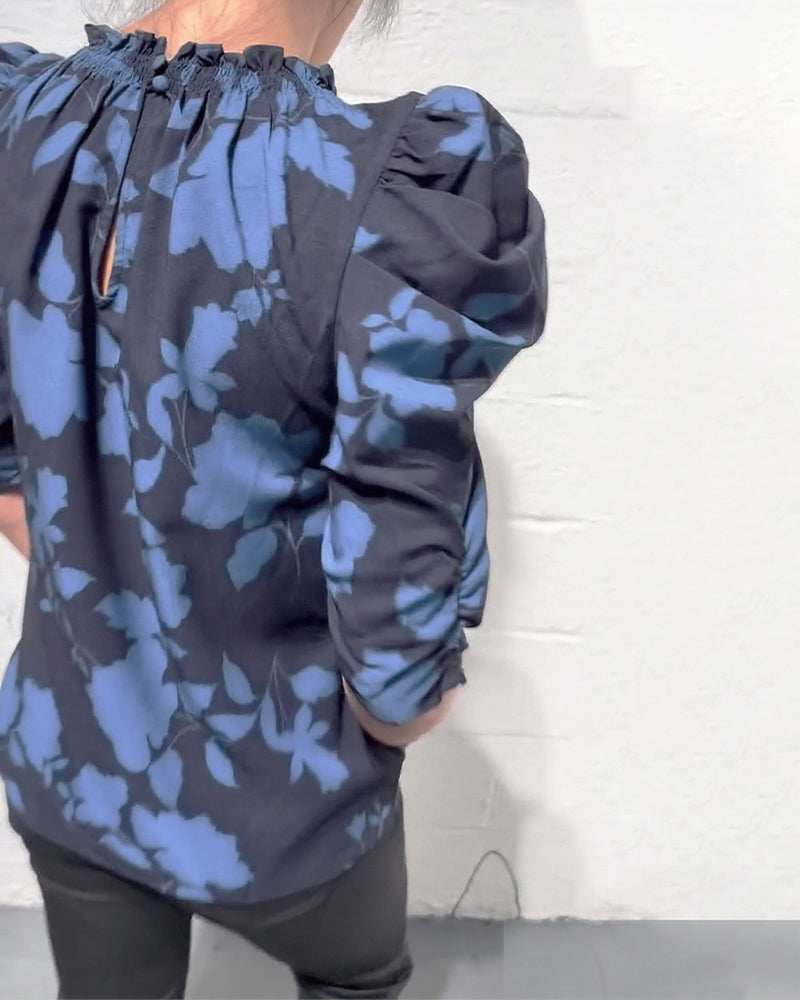 Lily | Floral Puff Sleeve Blouse