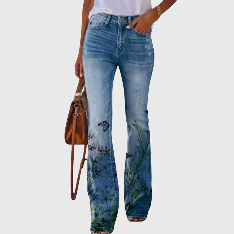 Rose | Pants with Flowers