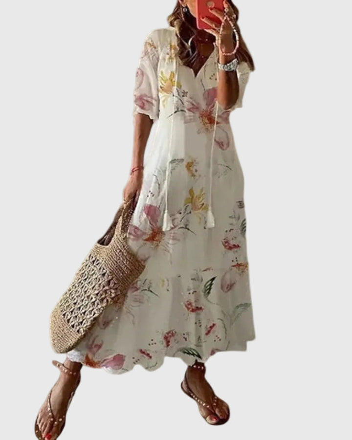 Taylor | Boho Vintage Summer Maxi Dress