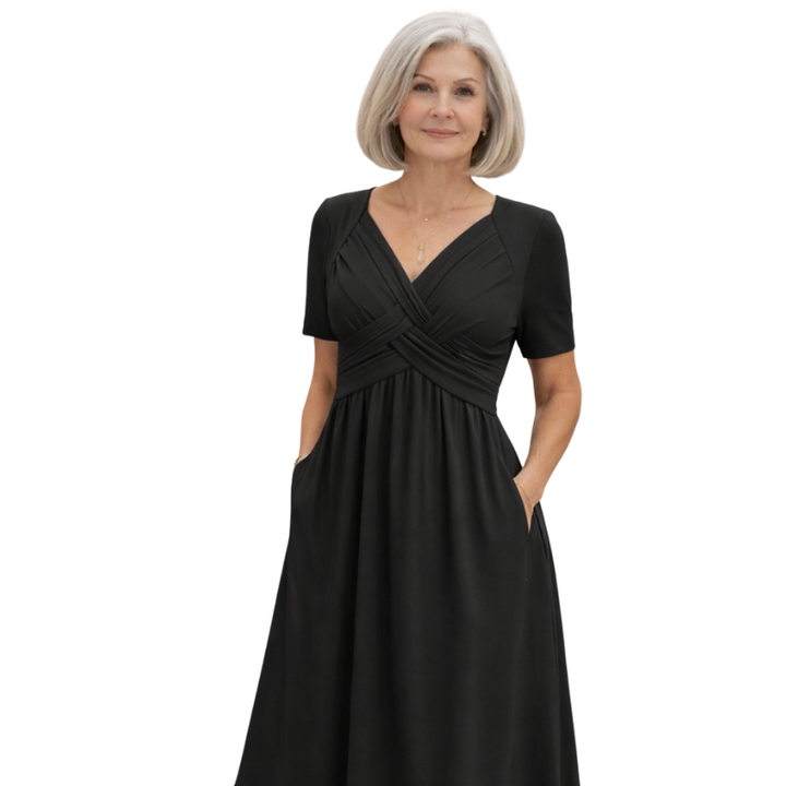 Ava | Midi Dress with Tummy Control
