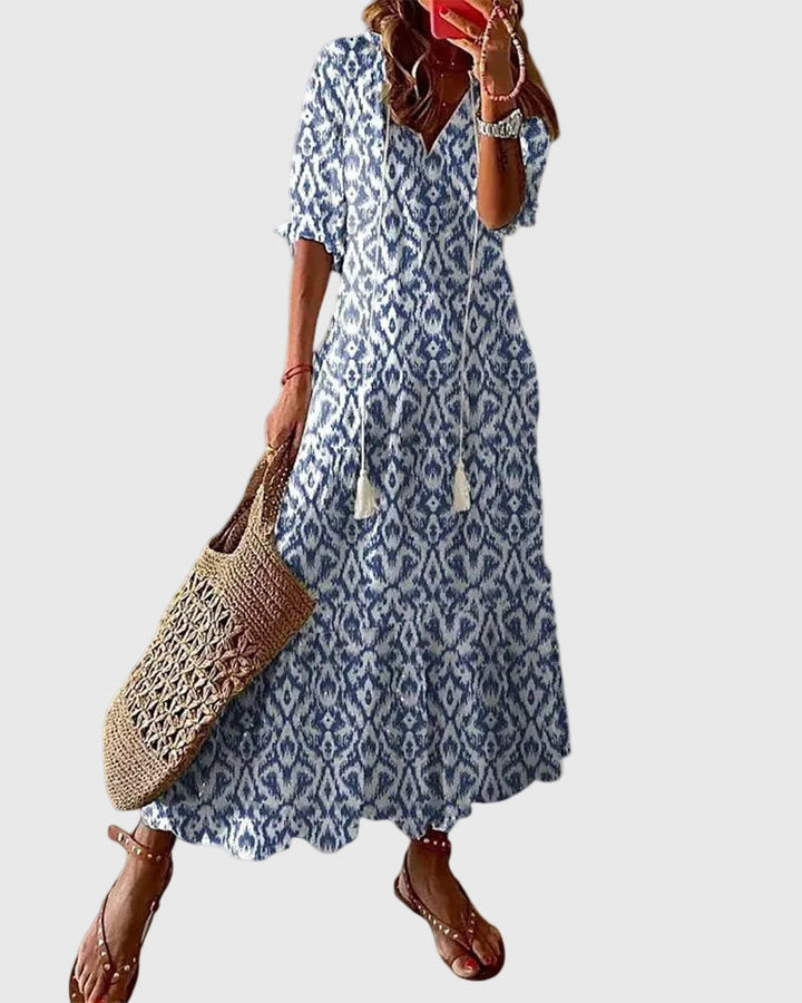 Taylor | Boho Vintage Summer Maxi Dress