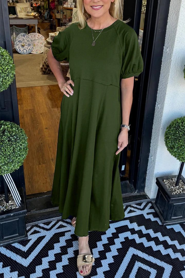 Willow | Puff Sleeve Maxi Dress