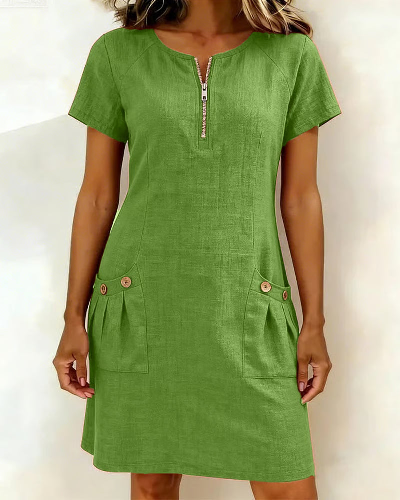 Elena™ | Effortless Comfort Midi Dress