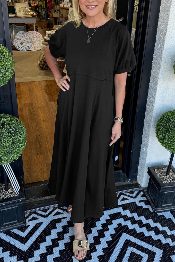 Willow | Puff Sleeve Maxi Dress