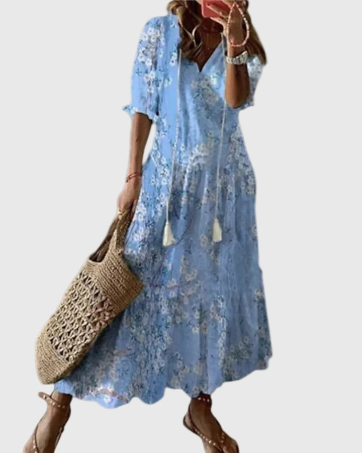 Taylor | Boho Vintage Summer Maxi Dress