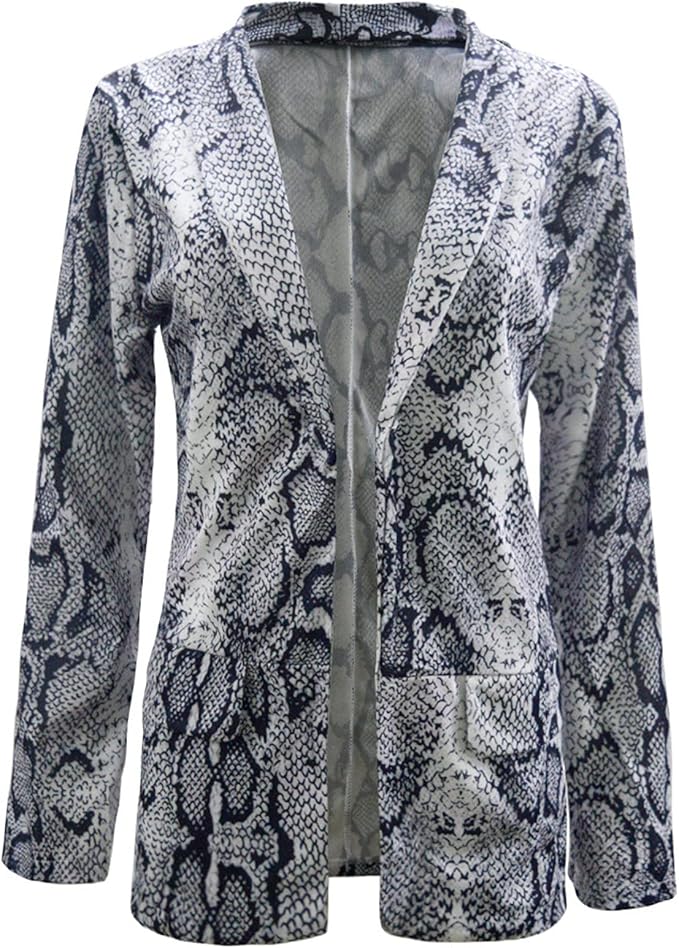 Luna™ - Elegant Snake Blazer