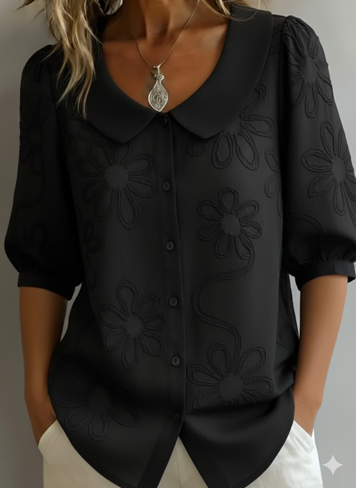 Aurelie | Lightweight Floral Blouse