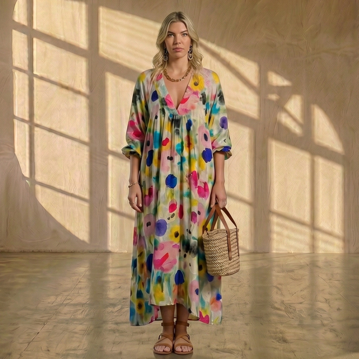 Zariah | Elegant Bohemian Maxi Dress