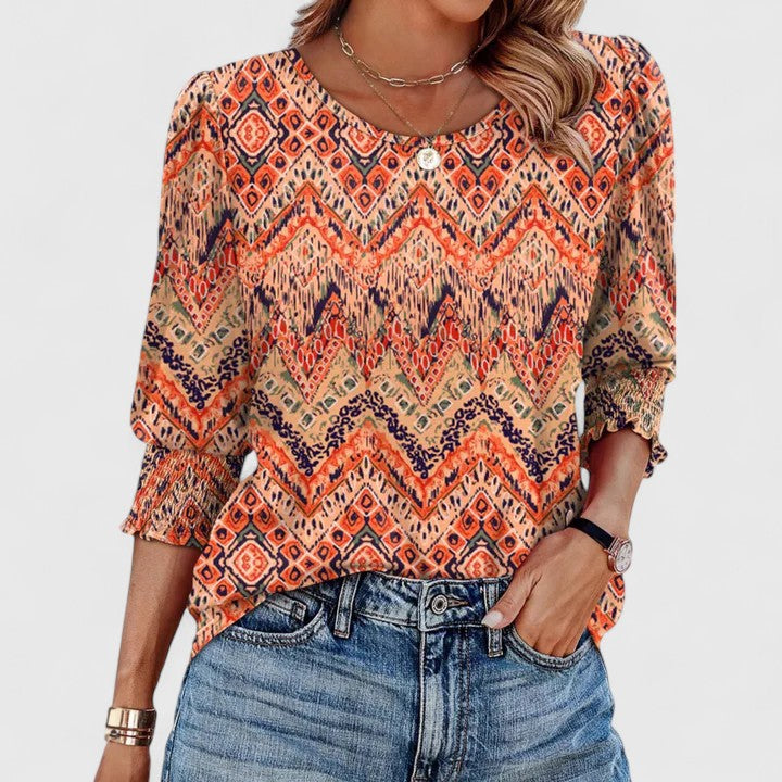 Jamie | Elegant Smocked Top