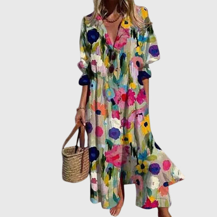 Sophia | Elegant Boho Maxi Dress