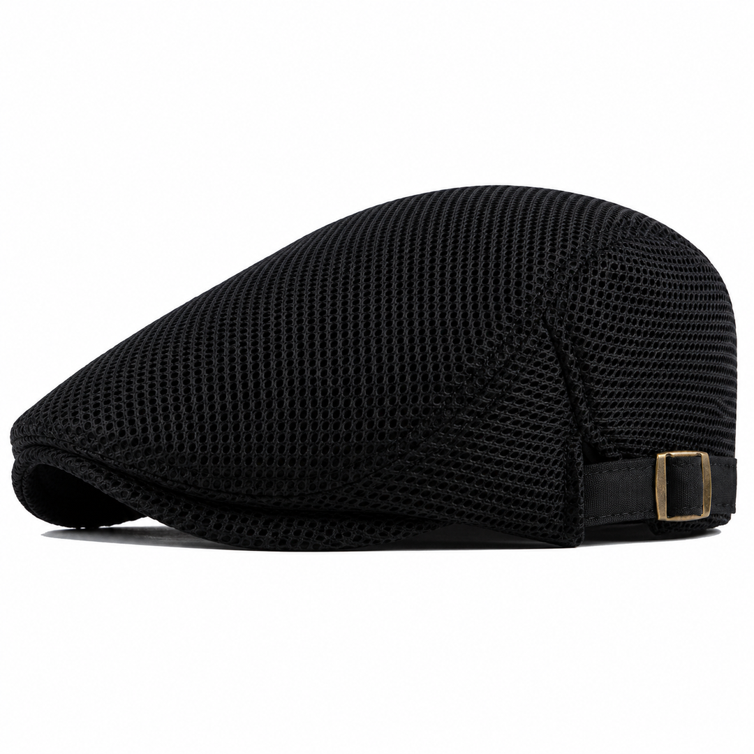 Beaumont Mesh Flat Cap