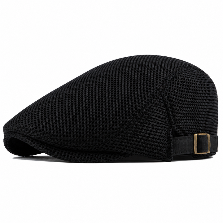 Beaumont Mesh Flat Cap