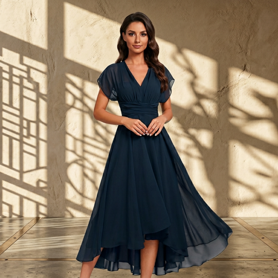 Christina | V-Neck A-Line Dress
