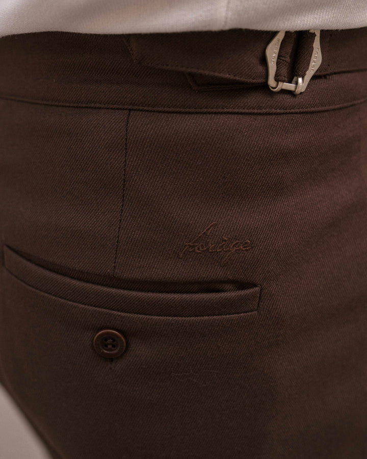 Buckle Pants (Brown)