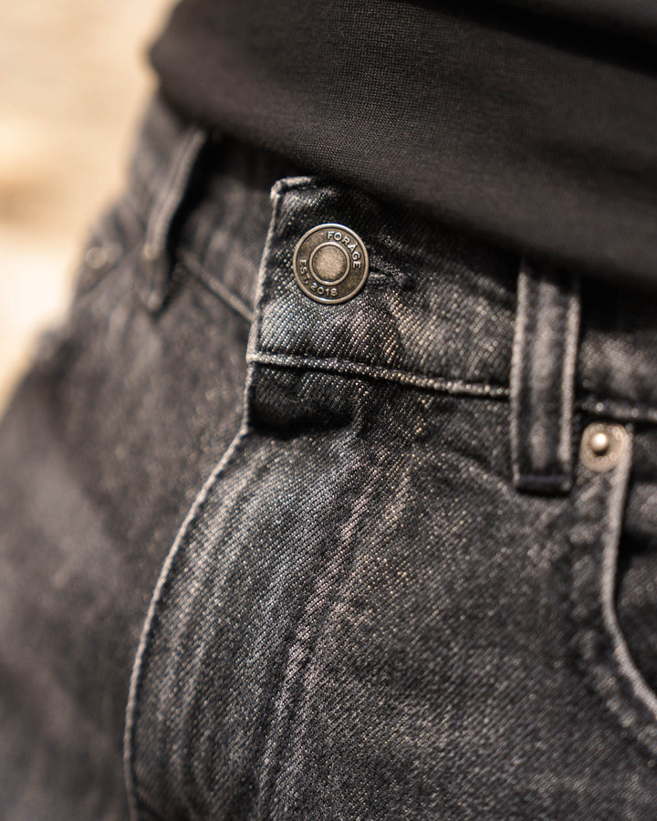 Essential Relaxed Fit Jeans (Washed Dark Grey)