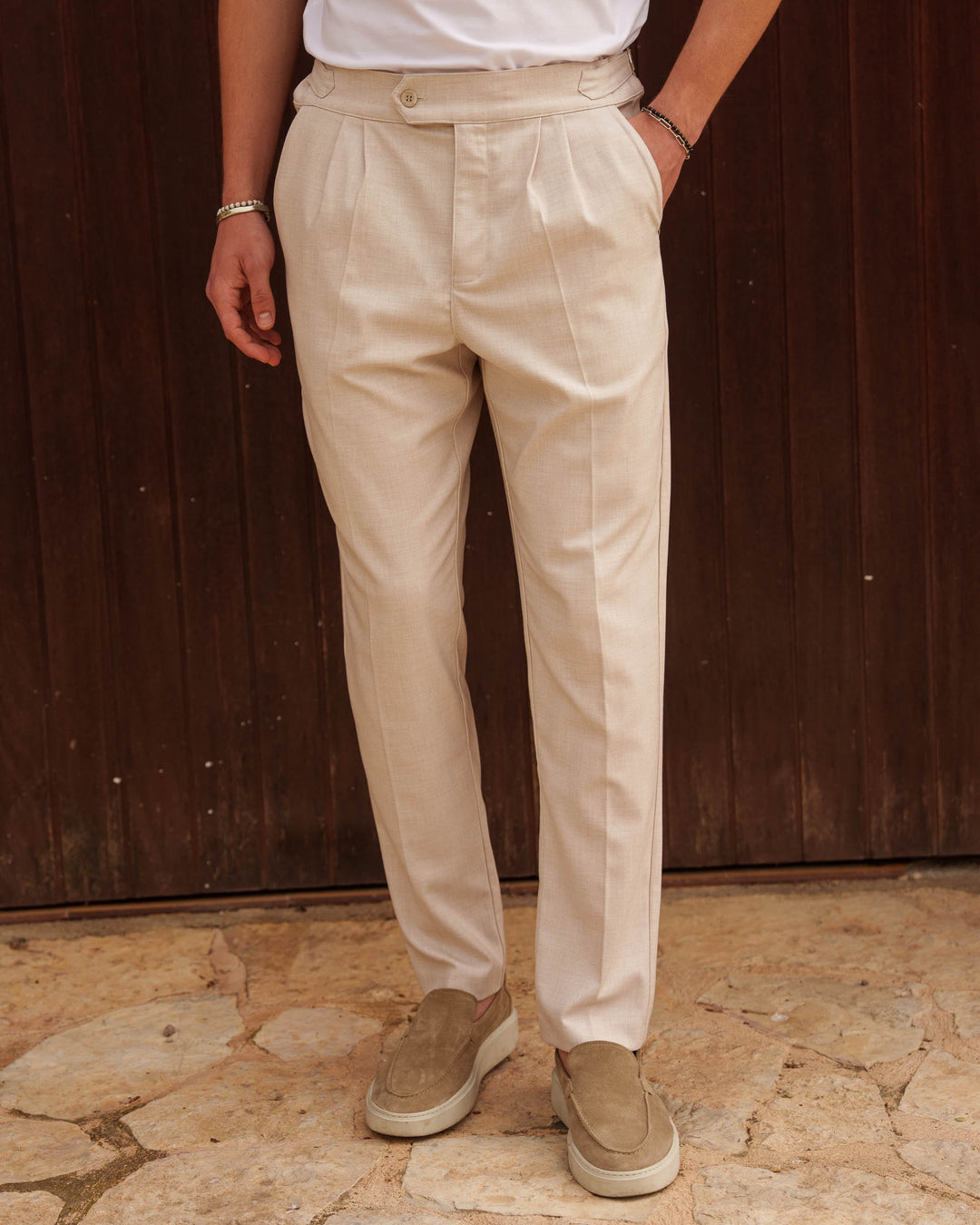 Buckle Pants (Oatmeal)