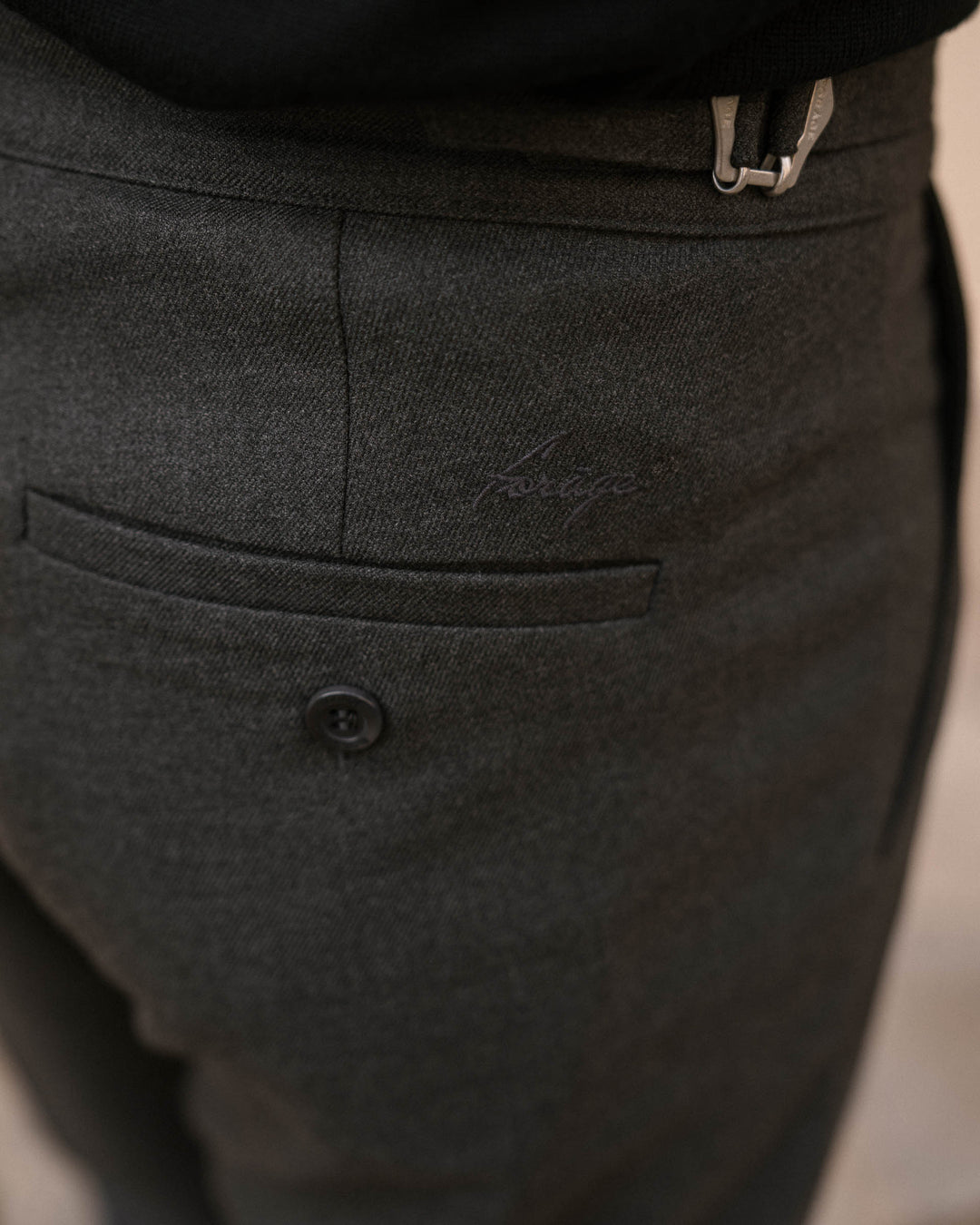 Buckle Pants (Anthracite)