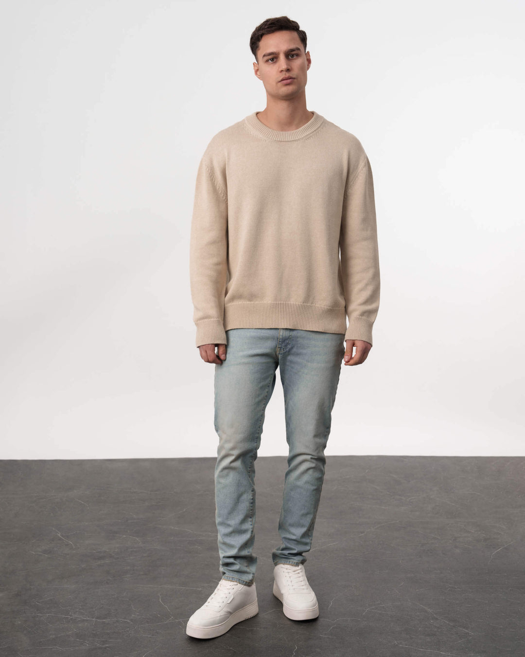 Essential Slim Fit Jeans (stone blue)