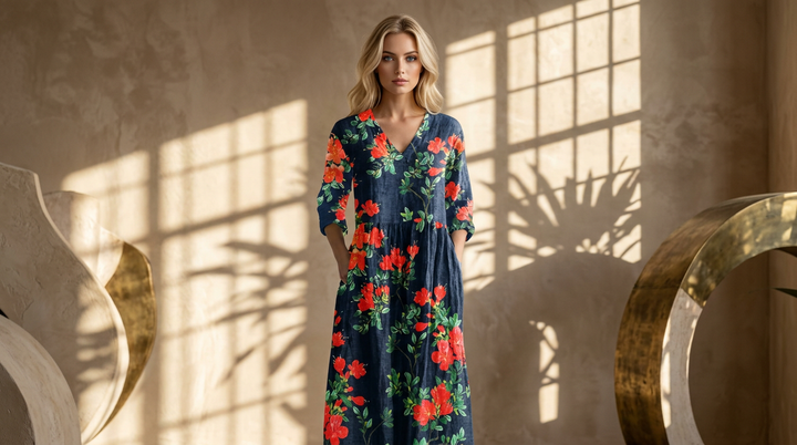 Giulia | Graceful Flowing Maxi Dress