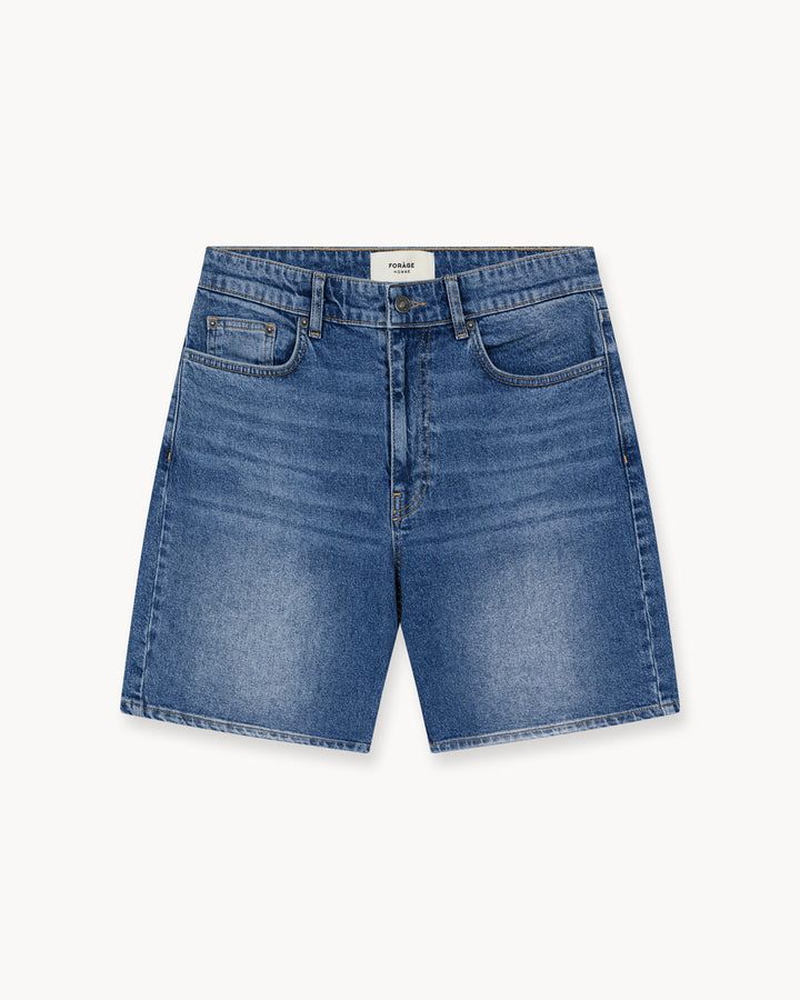 Jeans Shorts Relaxed Fit (Mid Blue)