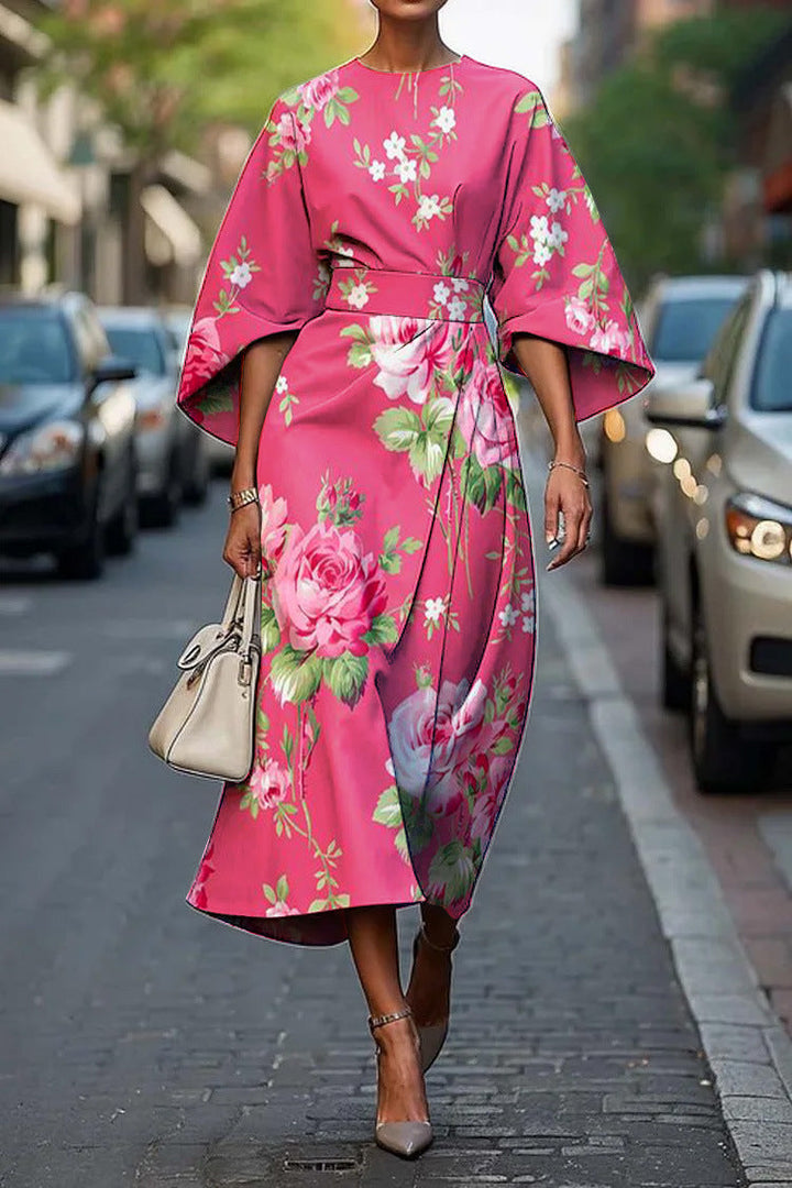 Grace™ - Elegant Dress with Round Neck