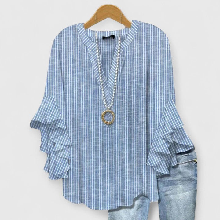 Isabella | Ruffle Sleeve Blouse