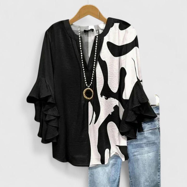 Isabella | Ruffle Sleeve Blouse