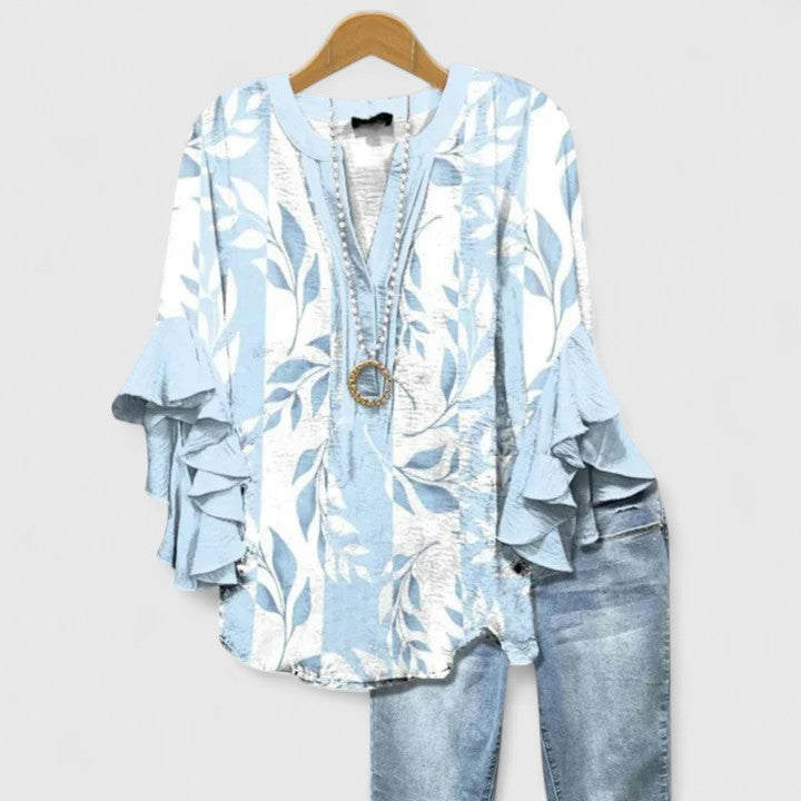 Isabella | Ruffle Sleeve Blouse