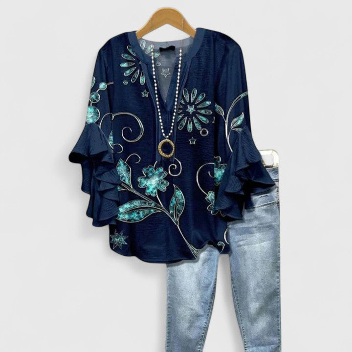 Isabella | Ruffle Sleeve Blouse