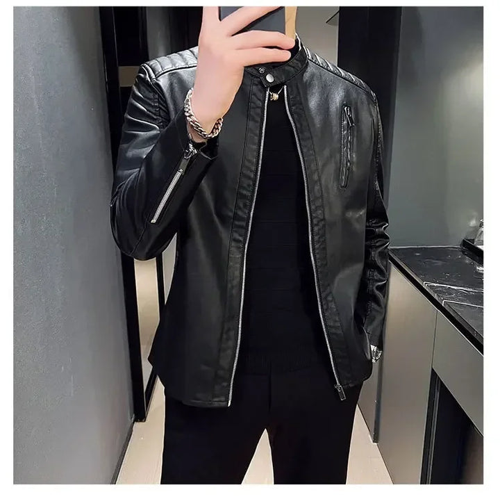 Jensen - Elegant Leather Jacket